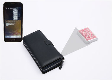जिपर चमड़े के बटुए पोकर कैमरा अदृश्य बारकोड्स चिह्नित कार्ड स्कैनिंग के लिए