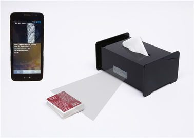 टिशू बॉक्स कैमरा पोकर कार्ड स्कैनर, जुआ बारकोड चिह्नित कार्ड धोखाधड़ी उपकरण