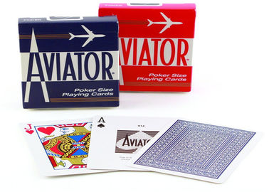 Aviator Pinochle चिह्नित कार्ड डेक / पोकर धोखा के लिए अदृश्य जासूस कार्ड बजाना