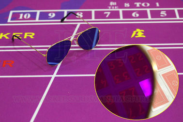 क्लासिक शैली आईआर धूप का चश्मा वापस चिह्नित कार्ड के लिए पोकर रीडर