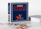 कैसीनो खेलों के लिए प्लास्टिक मोडियानो पोकर इंडेक्स अंकांकित पोकर कार्ड