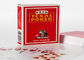 कैसीनो खेलों के लिए प्लास्टिक मोडियानो पोकर इंडेक्स अंकांकित पोकर कार्ड
