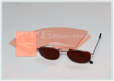चमकदार चिह्नित कार्ड संपर्क लेंस वायलेट बैंगनी दृष्टि Cheaters धूप का चश्मा