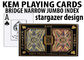 पोकर गेम धोखा देने के लिए एडवांस्ड केईएम स्टार्गज़र अदृश्य इनक मार्केड कार्ड डेक